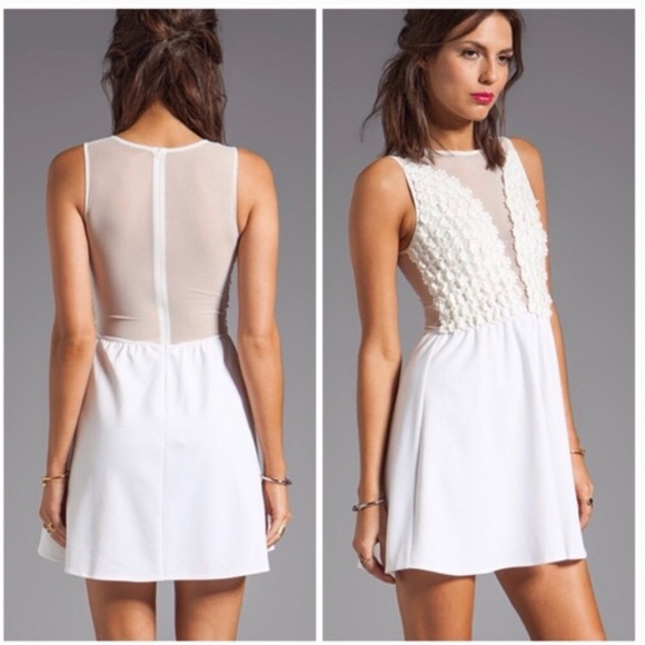 SOLD For Love And Lemons White Floral Dress - Picture 8 of 8